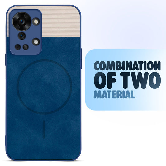 Hybrid PU Leather Matte Cover for OnePlus Nord 2T 5G