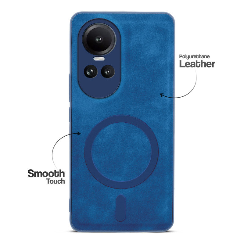 Cushion Grip Leather Case for Oppo Reno 10 5G