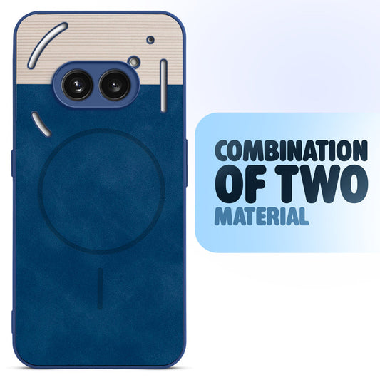 Hybrid PU Leather Matte Cover for Nothing Phone 2A