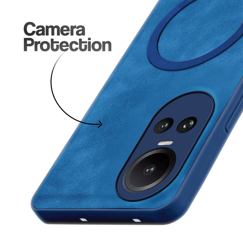 Cushion Grip Leather Case for Oppo Reno 10 5G