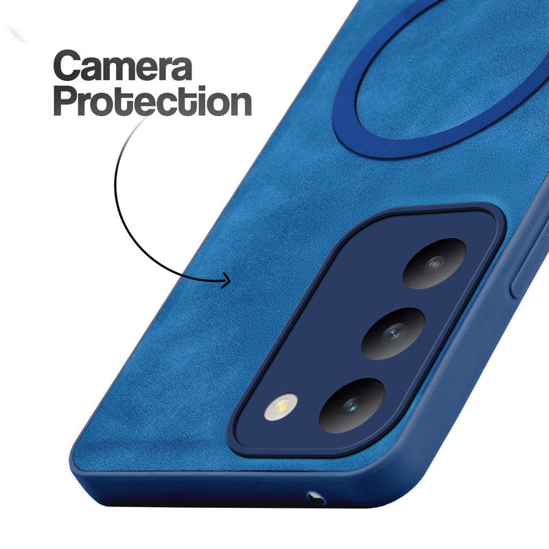 Cushion Grip Leather Case for Vivo T3 5G