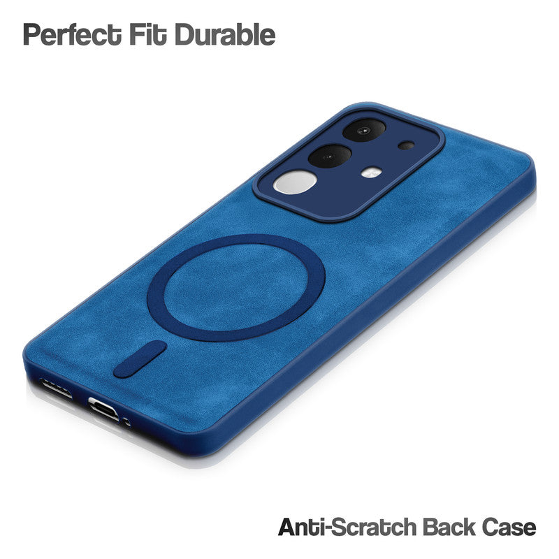 Cushion Grip Leather Case for Vivo T4x 5G