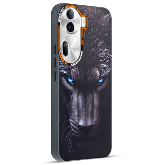 Dark Aesthetic Wild Animal Printed Back Cases For Oppo Reno 11 Pro 5G