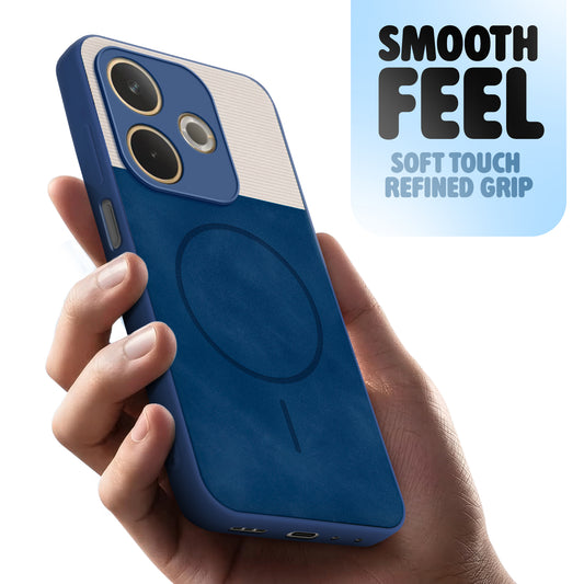 Hybrid PU Leather Matte Cover for Oppo A5 Pro 5G