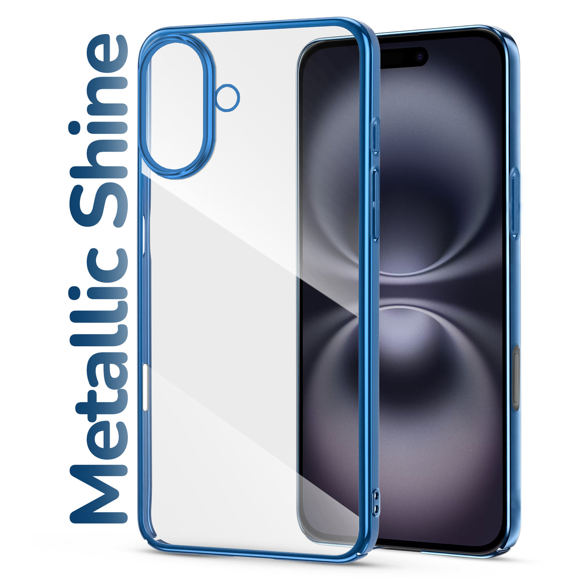 Shiny Edge Cuts Case for Apple iPhone 16