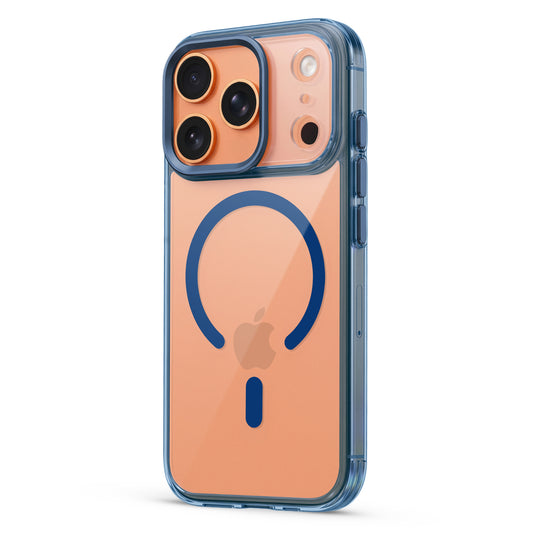 Premium Magnetic Transparent Case for Apple iPhone 17 Pro Max with Soft TPU Edges, Camera Bumper & Metal Finish Buttons