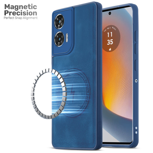 Refined PU Leather Case for Motorola Moto Edge 50 Fusion 5G