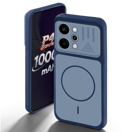Dual Tone Silicone Grip Back Cover with Camera Protection for Realme P4 Power 5G