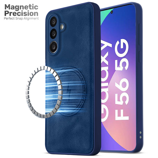 Refined PU Leather Case for Samsung F56 5G