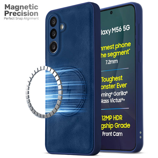 Refined PU Leather Case for Samsung M56 5G