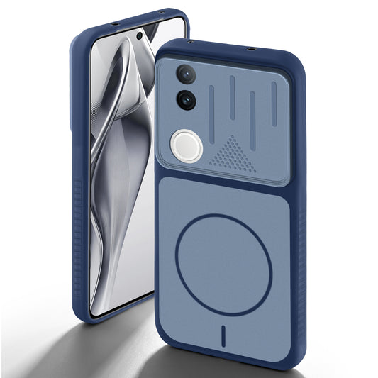 Dual Tone Silicone Grip Back Cover with Camera Protection for Vivo V50e 5G