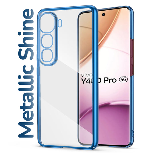 Shiny Edge Cuts Case for Vivo Y400 Pro 5G