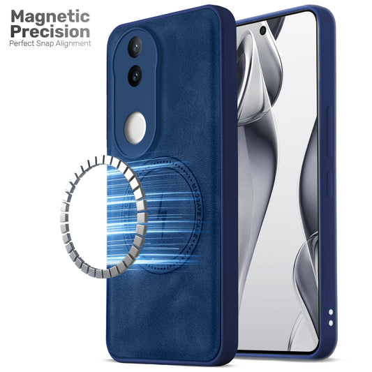 Refined PU Leather Case for Vivo V50e 5G