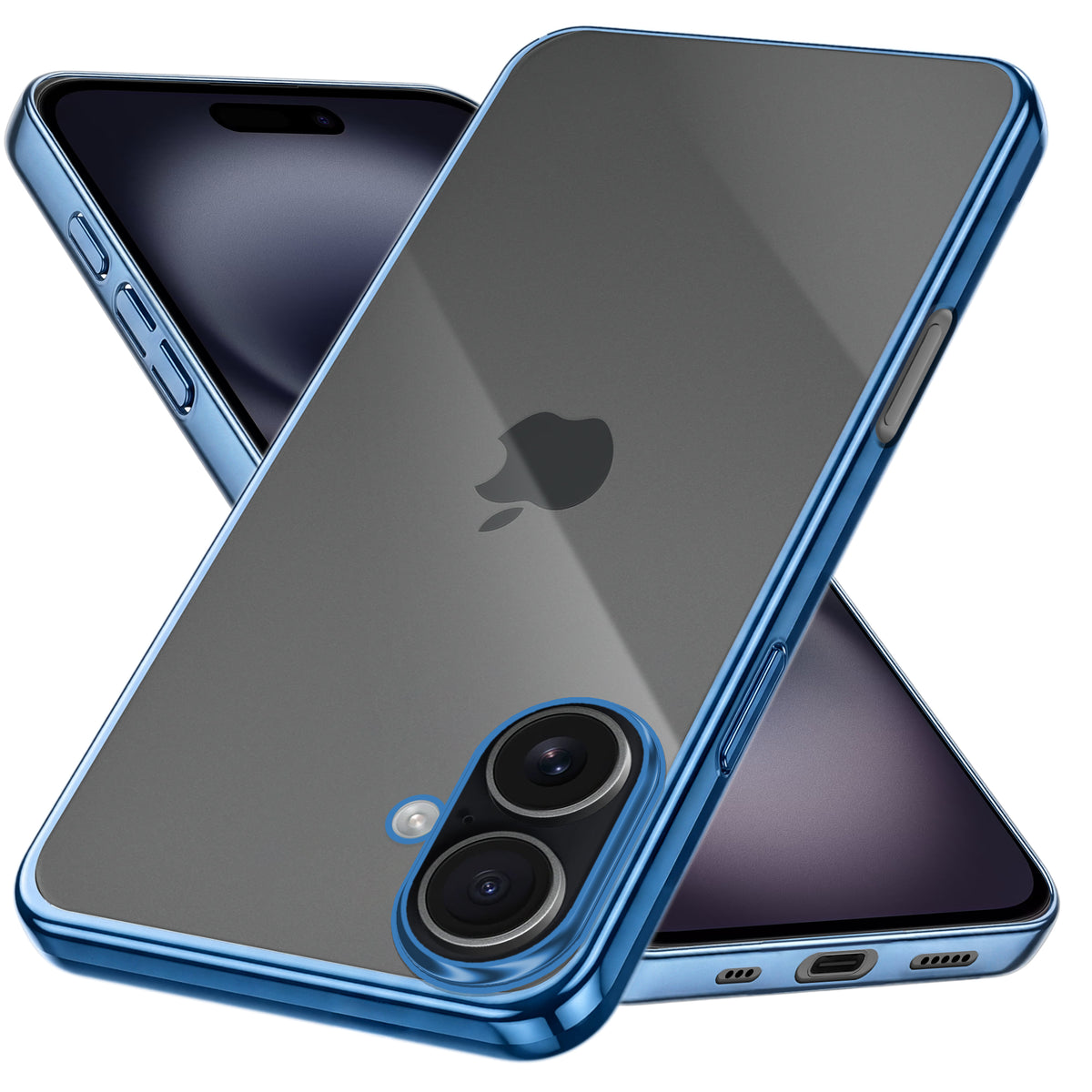 Shiny Edge Cuts Case for Apple iPhone 16