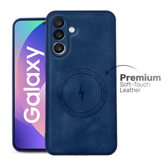 Refined PU Leather Case for Samsung F56 5G