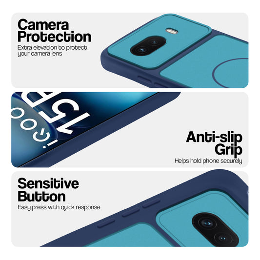 Dual Tone Silicone Grip Back Cover with Camera Protection for iQOO 15R 5G