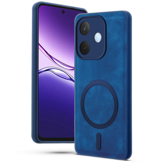 Cushion Grip Leather Case for Oppo A5 Pro 5G