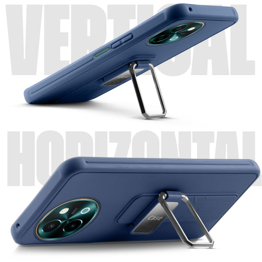 Silicone Case with Kickstand For Vivo Y58 5G