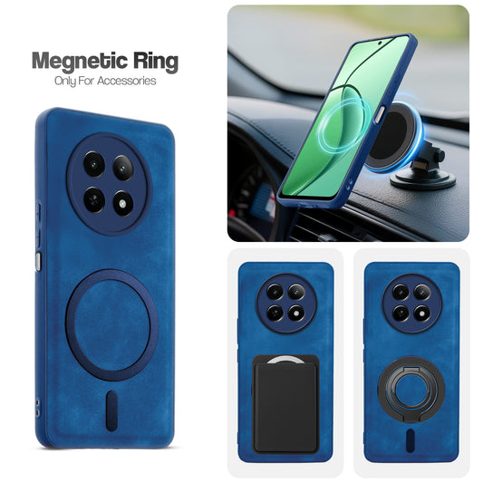 Cushion Grip Leather Case for Realme C65 5G