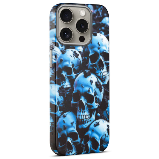 Nightfall Skull Cluster Design With Hard Back Case For Apple iPhone 15 Pro Max