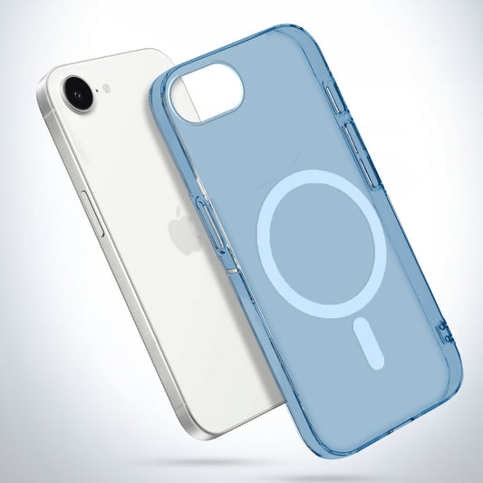 Colored Transparent Anti-Yellowing Magsafe Case For Apple iPhone 16e