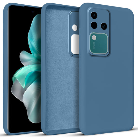 Premium Matte Silicone Back Cover for Vivo V30 5G