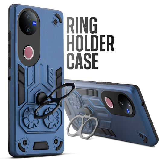 Heavy Duty Shockproof Case with Reinforced Corners for Vivo V50 5G , Soft Cushioning & Camera Protection