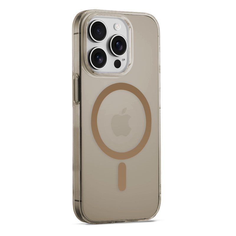 Colored Transparent Anti-Yellowing Wireless Charging Support Case For Apple iPhone 15 Pro Max