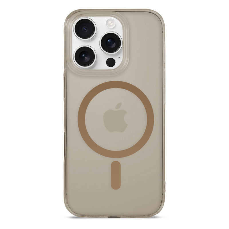 Colored Transparent Anti-Yellowing Wireless Charging Support Case For Apple iPhone 15 Pro Max
