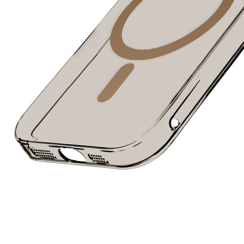 Colored Transparent Anti-Yellowing Wireless Charging Support Case For Apple iPhone 15 Pro Max