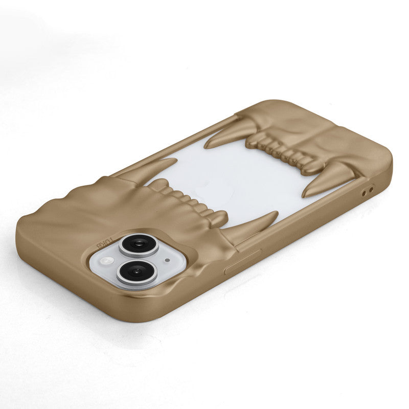 3D Tiger Fang Back Case for Apple iPhone 13, A Wild and Fearless Vibe