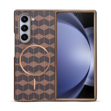 Flexible TPU Back Cover for Samsung Z Fold 5 with MagSafe Support & Unique Printed Designs