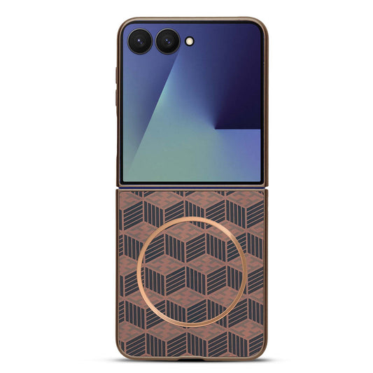 Flexible TPU Back Cover for Samsung Z Flip 7 with MagSafe Support & Unique Printed Designs