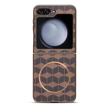 Flexible TPU Back Cover for Samsung Z Flip 5 with MagSafe Support & Unique Printed Designs