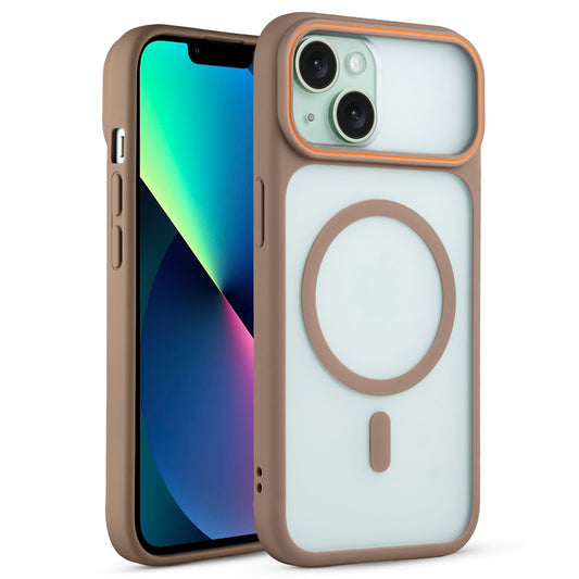 Premium MagSafe Case for Apple iPhone 13 with Frosted Back, Soft Silicone Edges & Raised Camera Protection