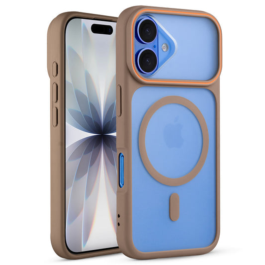 Premium MagSafe Case for Apple iPhone 17 with Frosted Back, Soft Silicone Edges & Raised Camera Protection