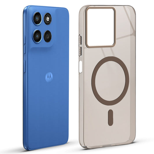 Anti-Yellow Scratch Resistant Case Support Magnetic Accessories Back Cover For Motorola G57 Power 5G