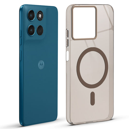 Anti-Yellow Scratch Resistant Case Support Magnetic Accessories Back Cover For Motorola G67 Power 5G