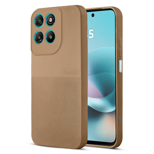 Durable Silicone Matte Back Cover with Textured Grip & Raised Camera Edges for Motorola G67 Power 5G