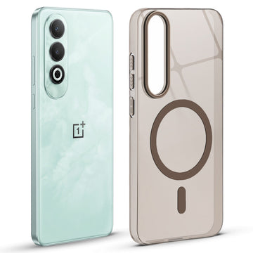 Anti-Yellow Colored Camera Line Case Support Magnetic Accessories Back Cover For OnePlus Nord CE 4 5G
