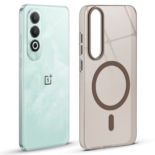 Anti-Yellow Colored Camera Line Case Support Magnetic Accessories Back Cover For OnePlus Nord CE 4 5G