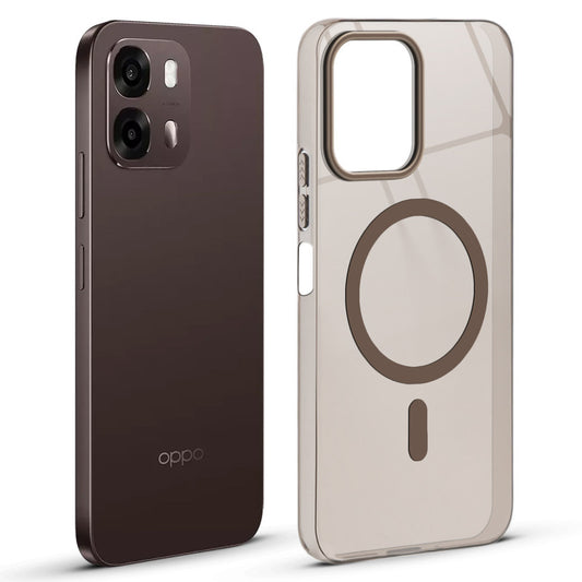 Anti-Yellow Scratch Resistant Case Support Magnetic Accessories Back Cover For Oppo A6 Pro 5G