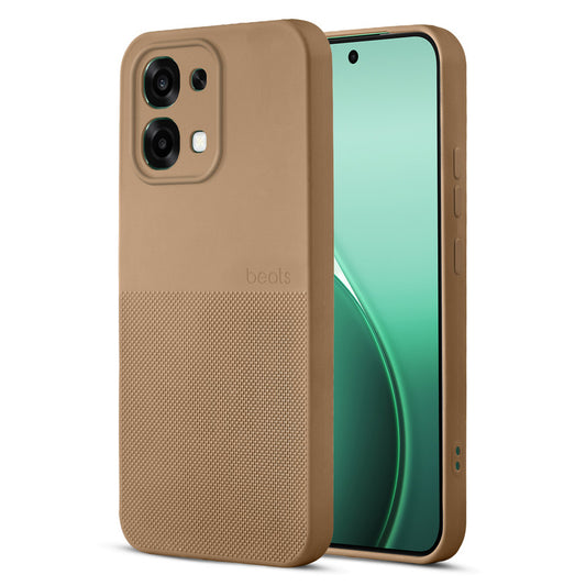 Durable Silicone Matte Back Cover with Textured Grip & Raised Camera Edges for Oppo F33 5G