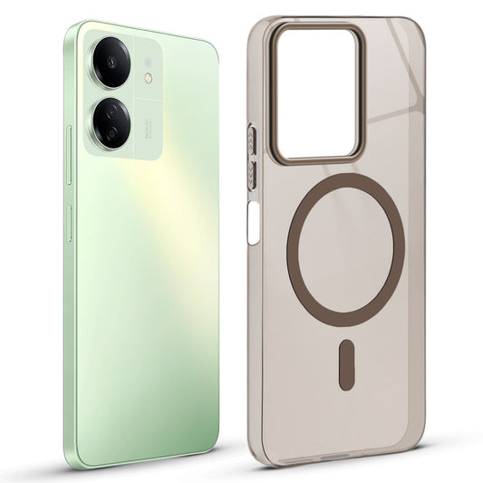Anti-Yellow Scratch Resistant Case Support Magnetic Accessories Back Cover For Poco C65 5G