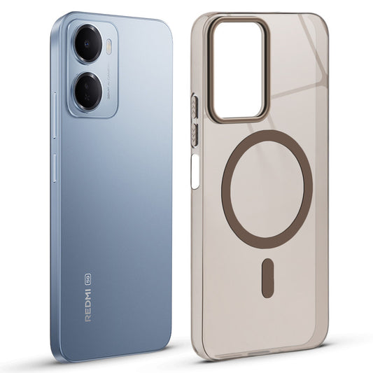 Anti-Yellow Scratch Resistant Case Support Magnetic Accessories Back Cover For Redmi 15A 5G