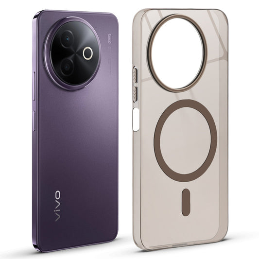Anti-Yellow Colored Camera Line Case Support Magnetic Accessories Back Cover For Vivo Y39 5G