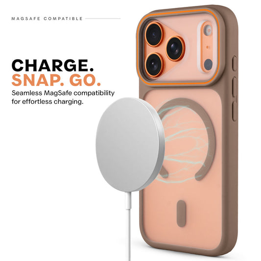 Premium MagSafe Case for Apple iphone 18 Pro Max with Frosted Back, Soft Silicone Edges & Raised Camera Protection