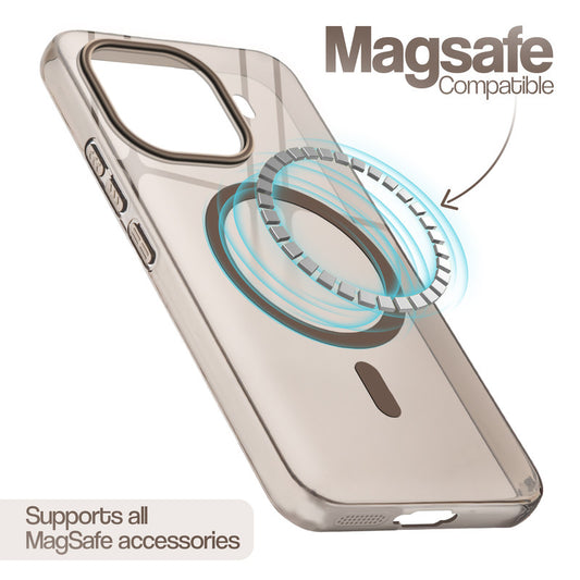 Glossy Hard Magnetic Accessories Support Case iQOO 15R 5G