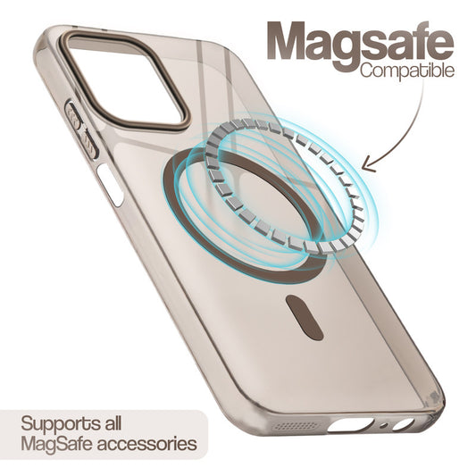 Anti-Yellow Colored Camera Line Case Support Magnetic Accessories Back Cover For Oppo A5x 5G