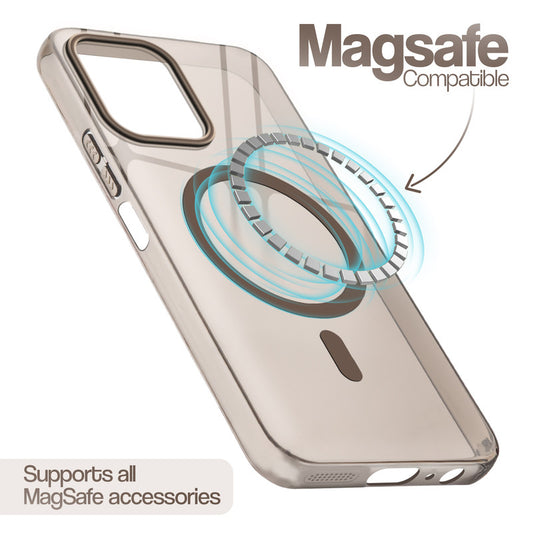 Anti-Yellow Scratch Resistant Case Support Magnetic Accessories Back Cover For Oppo A6 Pro 5G